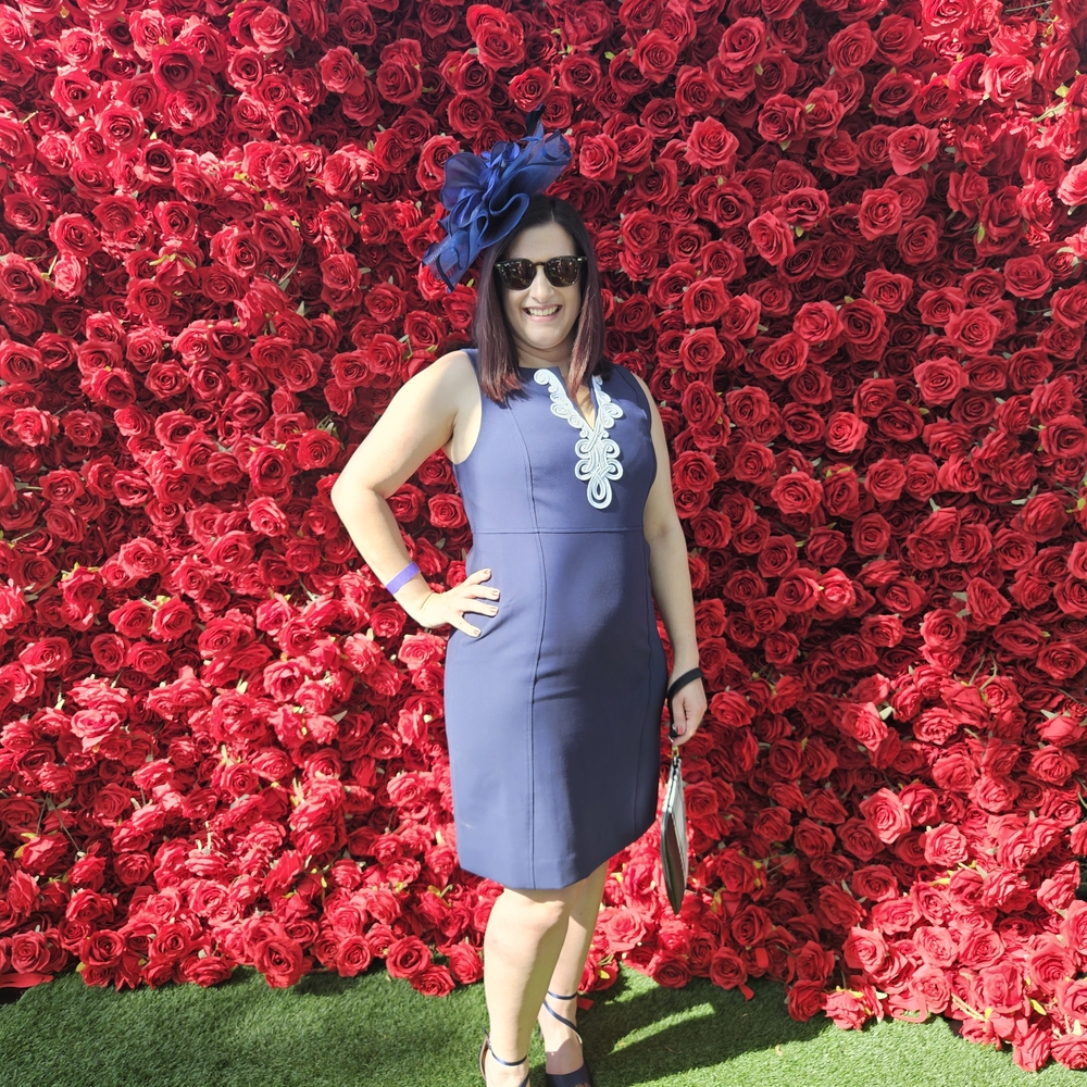Lilly Pulitzer Navy Dress with White Accents